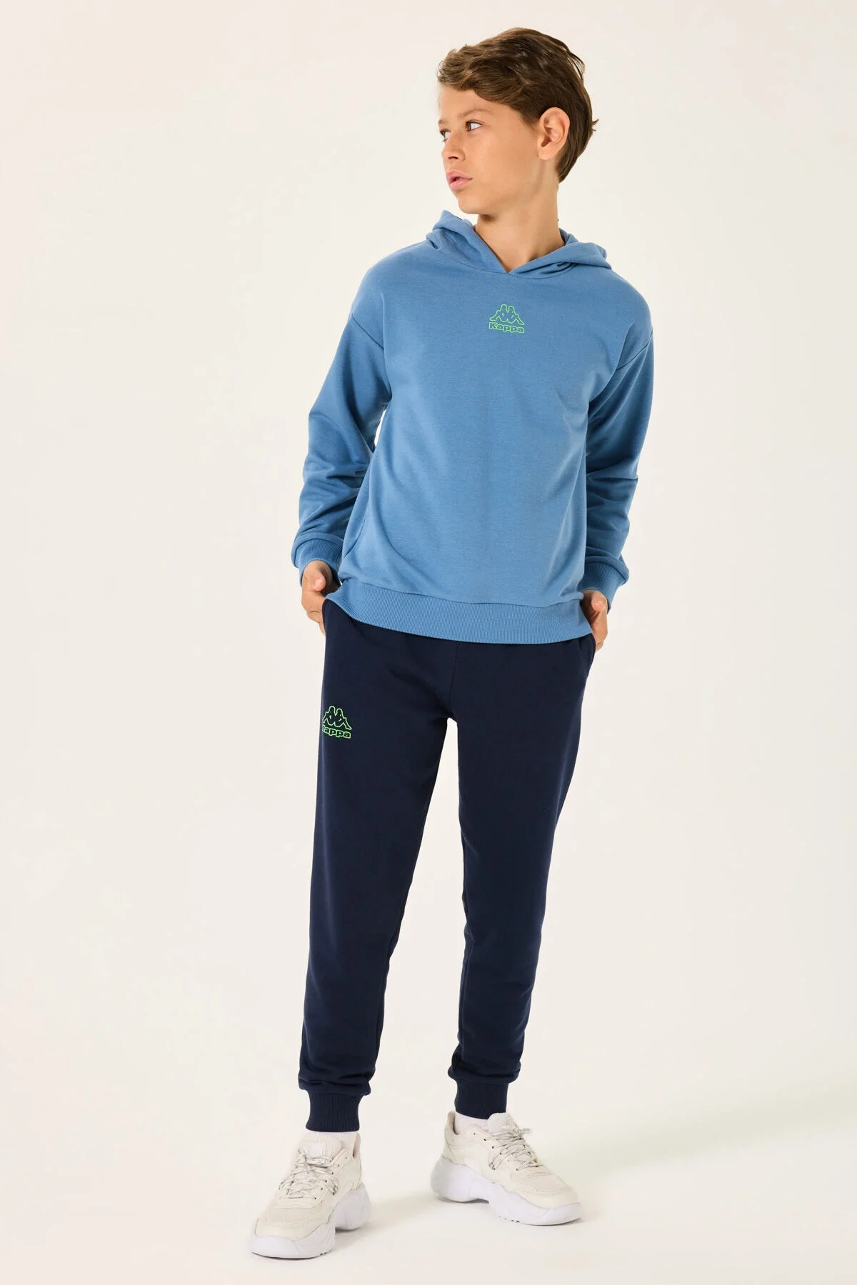 Arnetta Kappa Erkek Çocuk Mavi Eşofman Takımı Eşofman Takımı Toptan