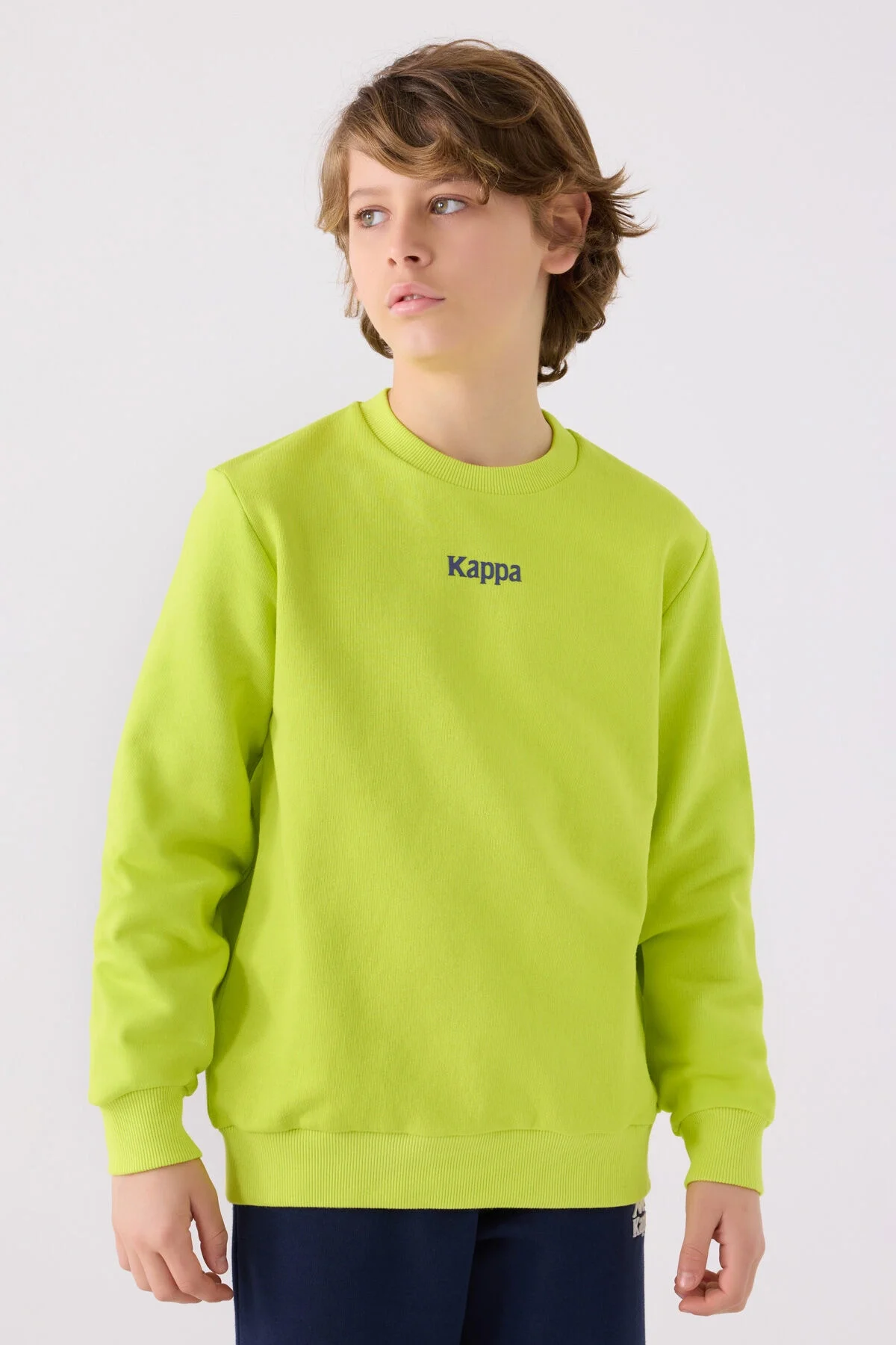 Arnetta Kappa Erkek Çocuk Yeşil Sweatshirt Sweatshirt Toptan