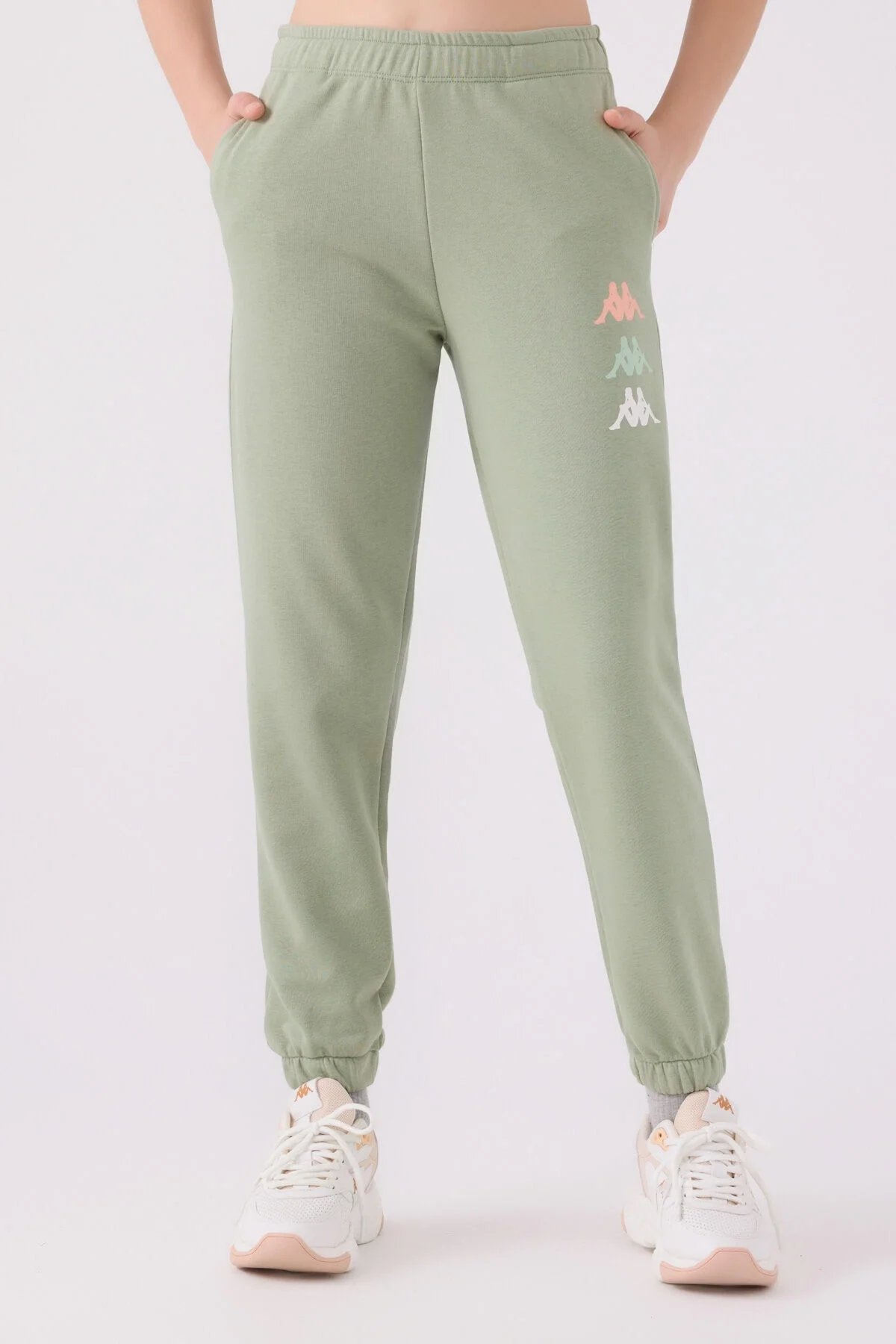 Arnetta Kappa Kız Çocuk Haki Eşofman Altı Eşofman Altı Toptan