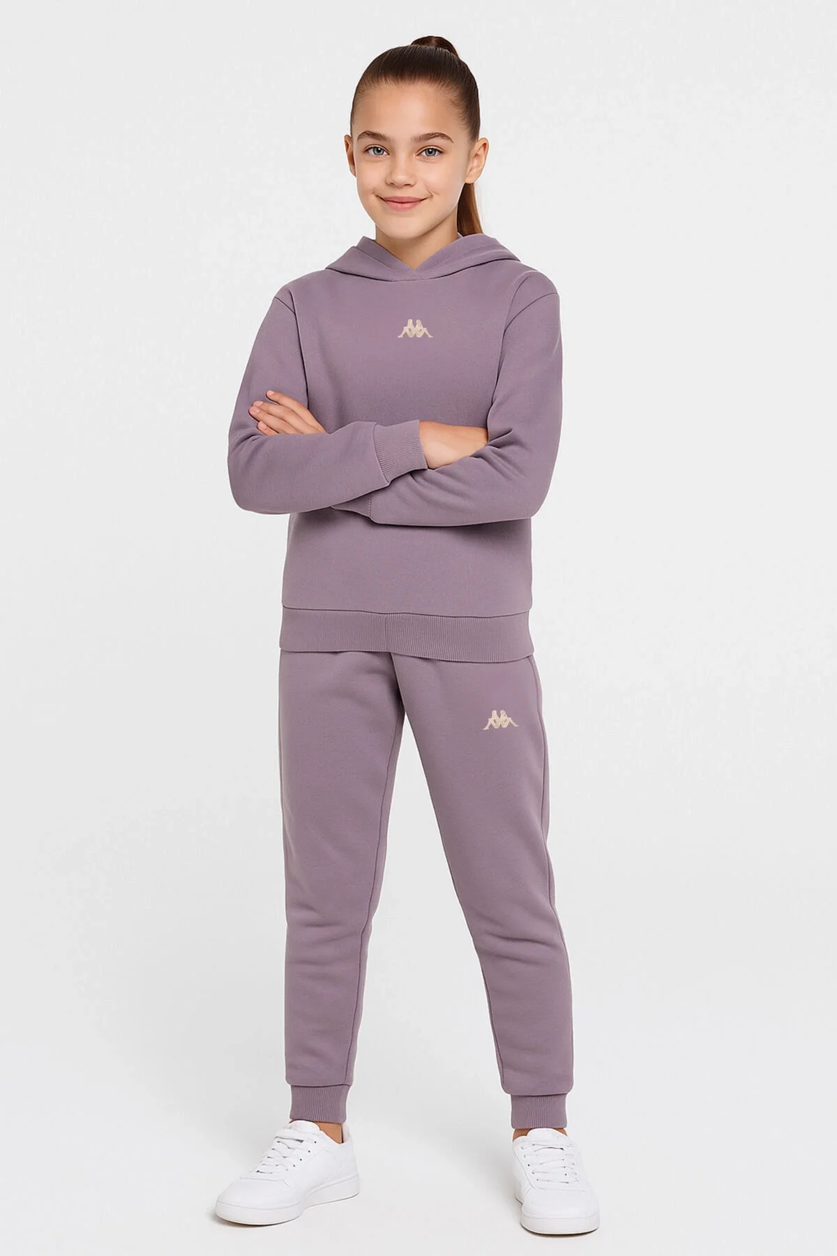Arnetta Kappa Kız Çocuk Mor Eşofman Takımı Eşofman Takımı Toptan