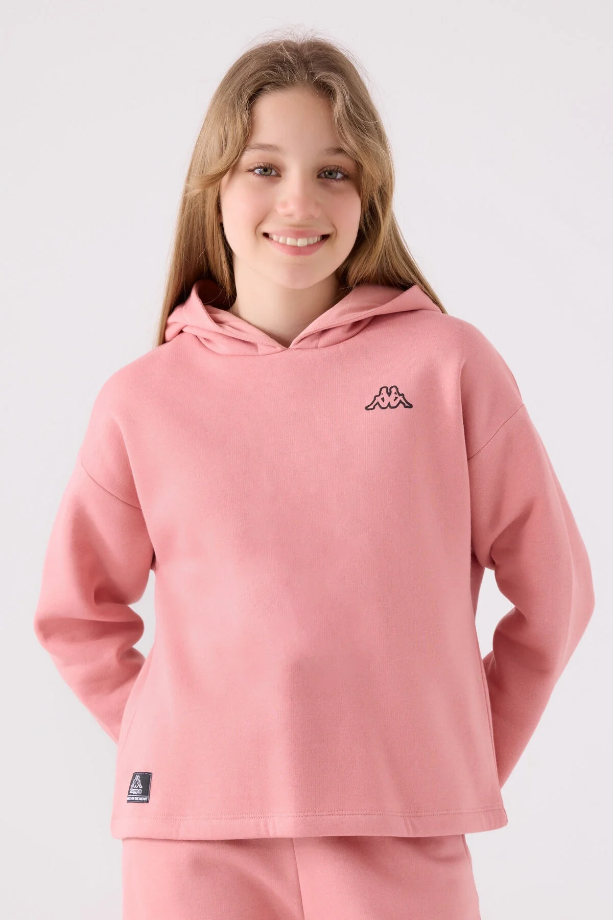 Arnetta Kappa Kız Çocuk Pembe Sweatshirt Sweatshirt Toptan