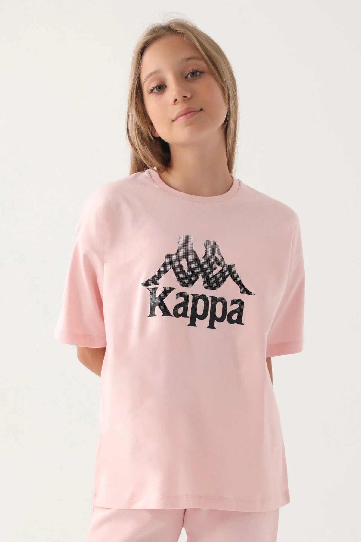 Arnetta Kappa Kız Çocuk Pembe T-Shirt T-Shirt Toptan