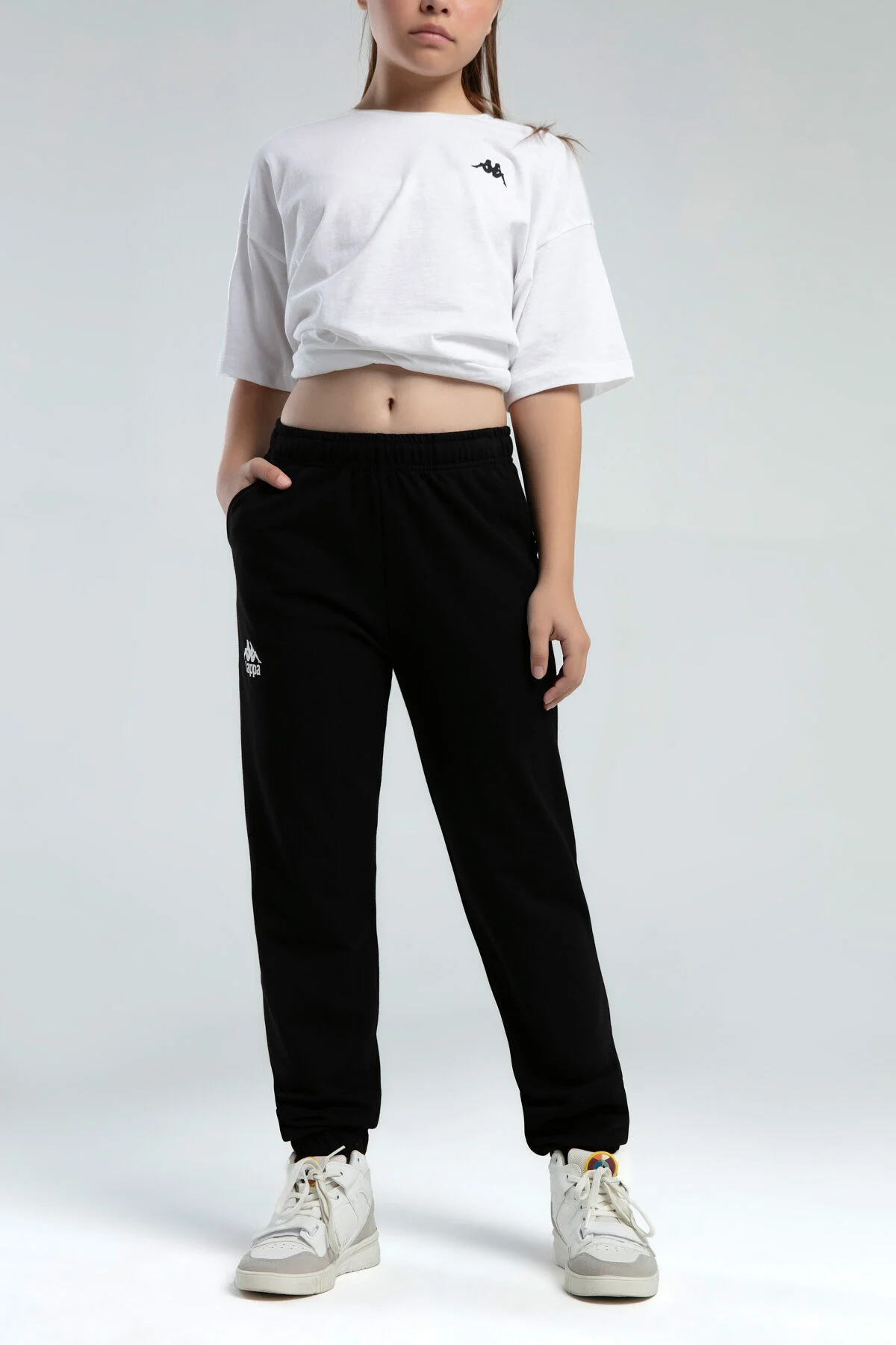 Arnetta Kappa Kız Çocuk Siyah Eşofman Altı Eşofman Altı Toptan