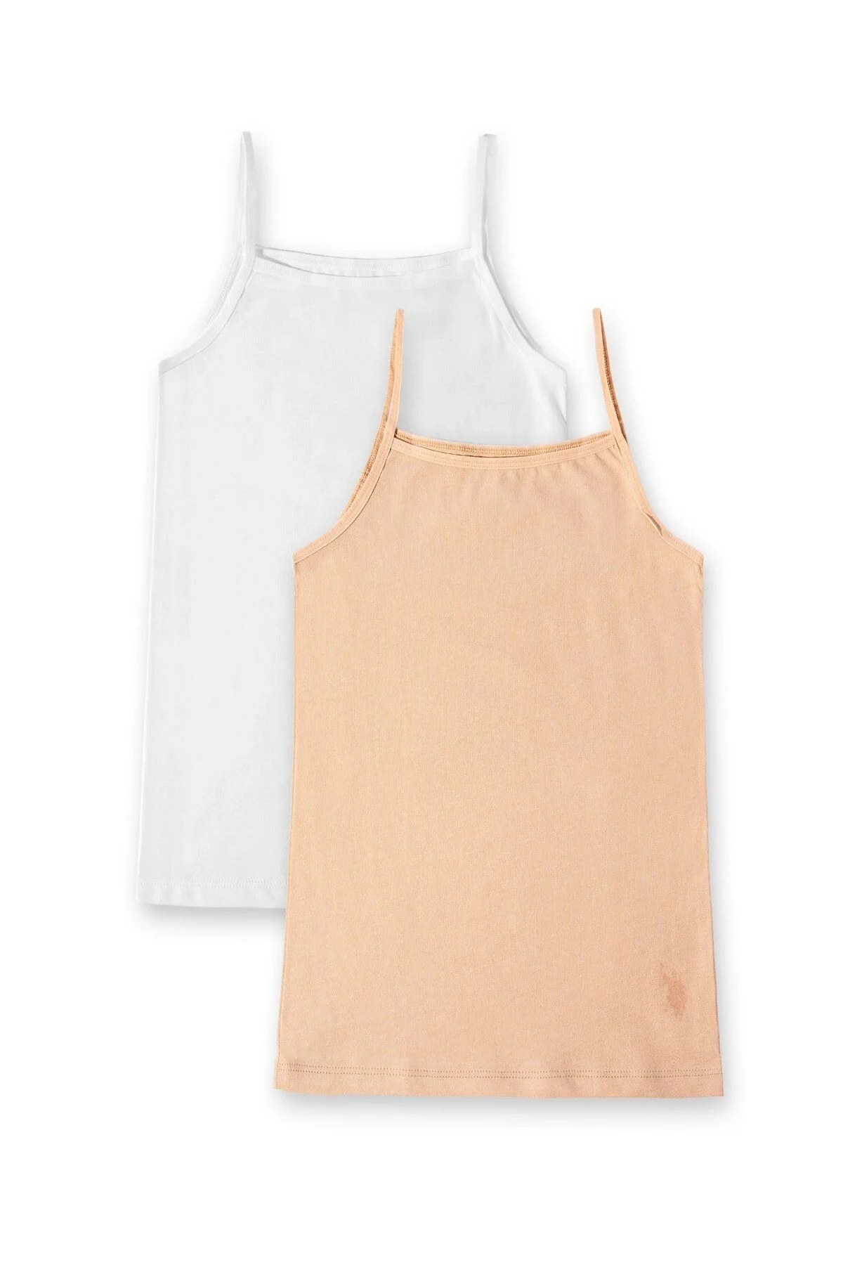 Arnetta Kız Çocuk 2'Li Basic İnce Askılı Atlet Külot Toptan