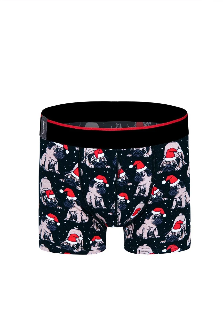 Darkzone Köpek Desenli Yılbaşı Erkek Boxer (Dijital Baskılı) - DZNNY0001 Boxer Toptan