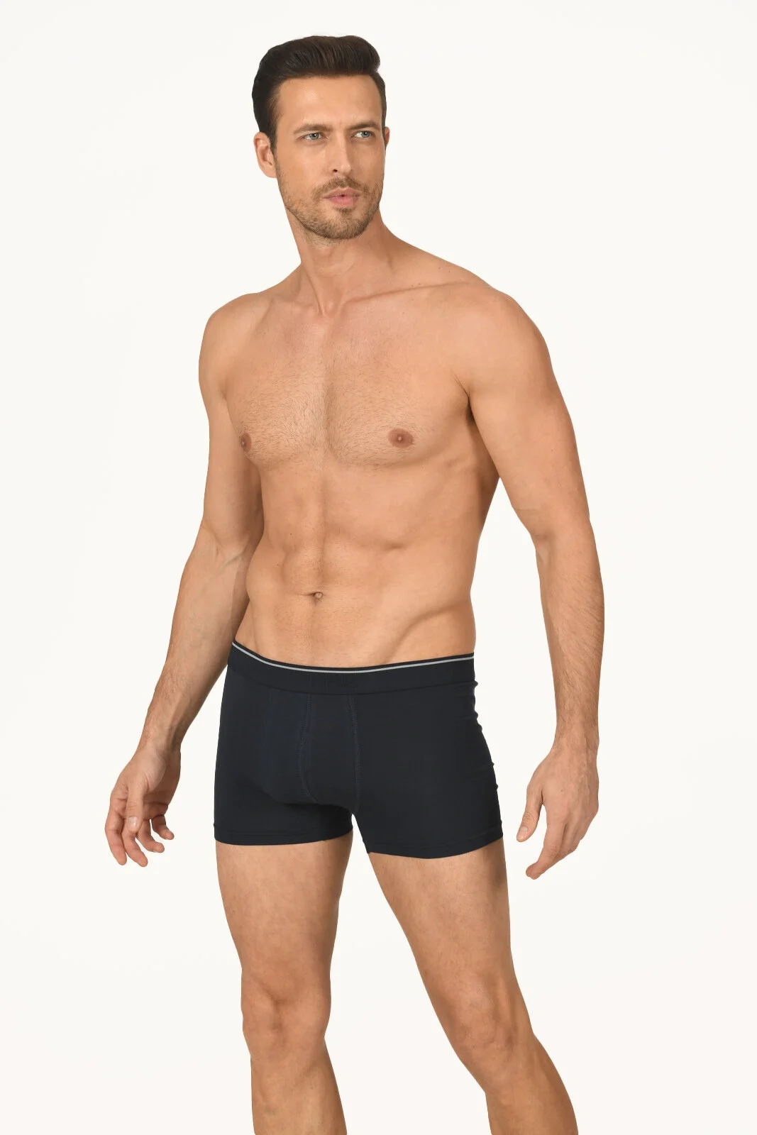 Nbb Lacivert Thin Line Boxer Boxer Toptan