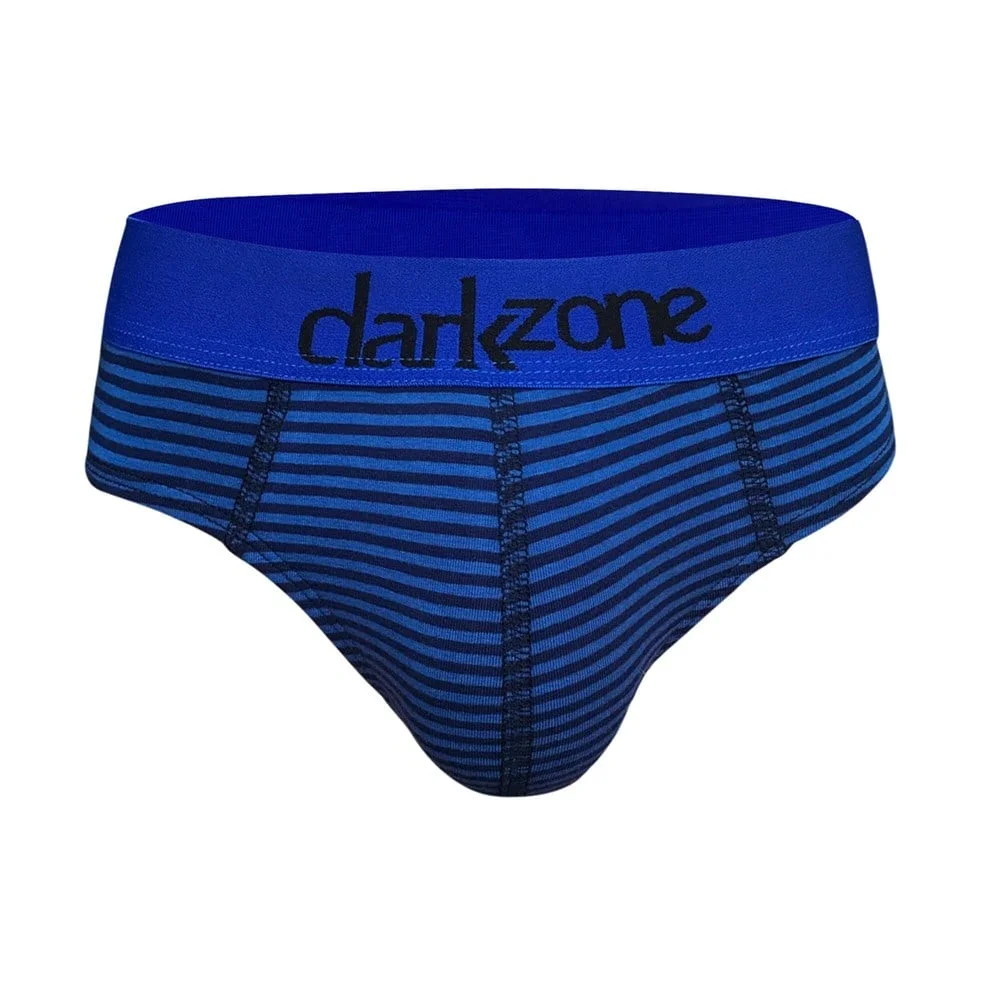 Darkzone Lastikli Çizgili Mavi Erkek Slip - DZN6380 Slip Toptan