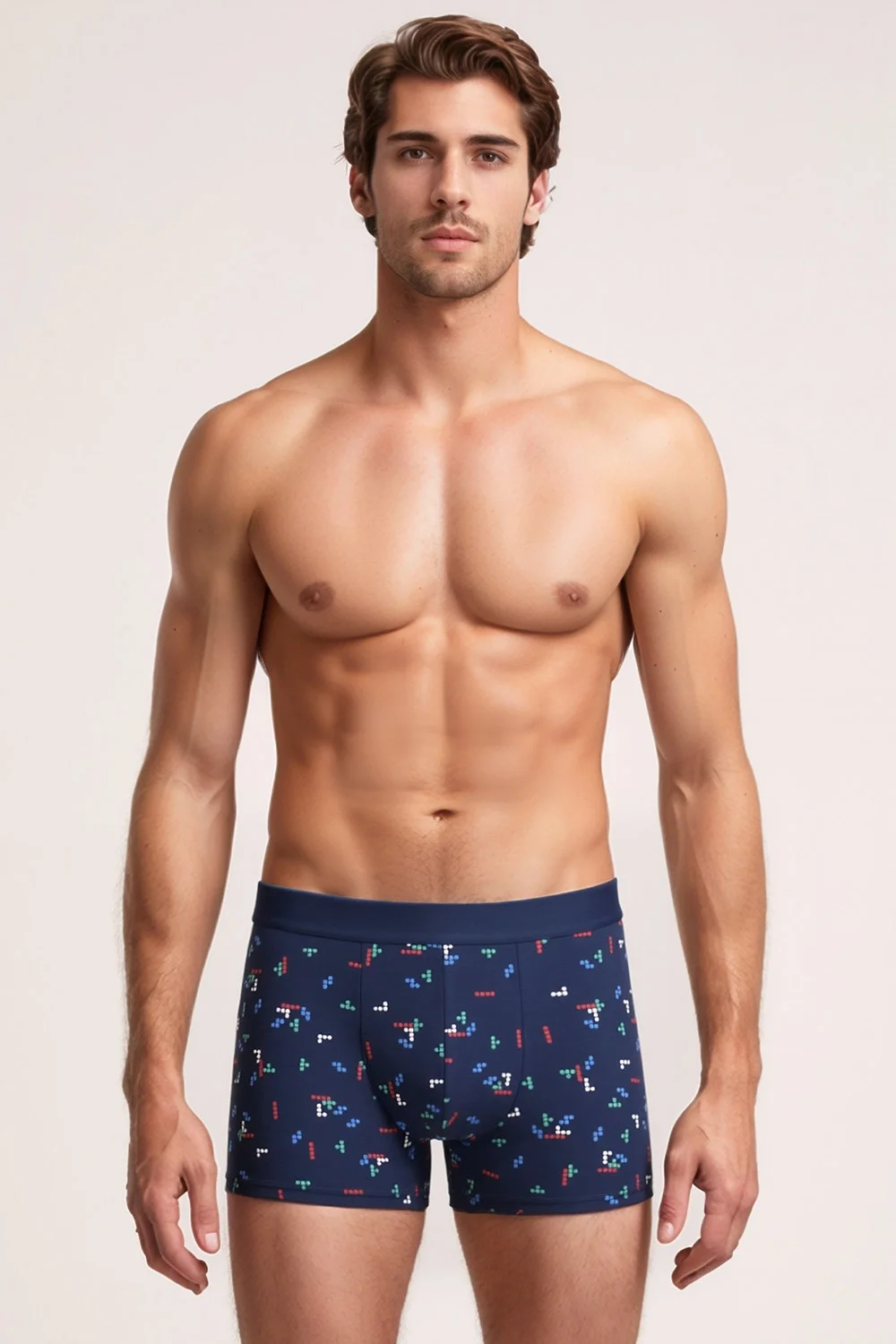 kom Lego Desenli Erkek Boxer Boxer Toptan