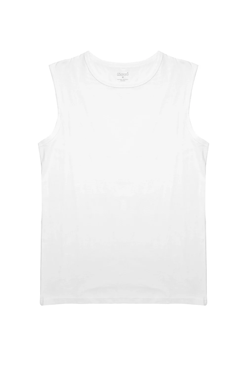 Kom marka beyaz erkek atlet yaka 2'lilik tank top, temiz tasarım, spor ve günlük giyim için ideal