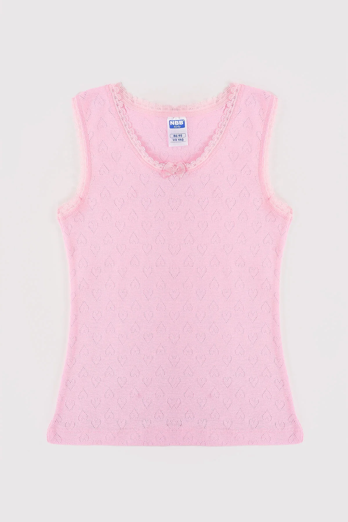 Nbb Pembe Jakarlı Kız Çocuk Atlet Atlet & Fanilla Toptan