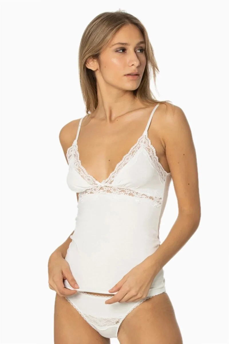 Pierre Cardin Penye Atlet Külot Kadın İç Çamaşırı Takımı - 367 Ekru Atlet Külot Takım Toptan