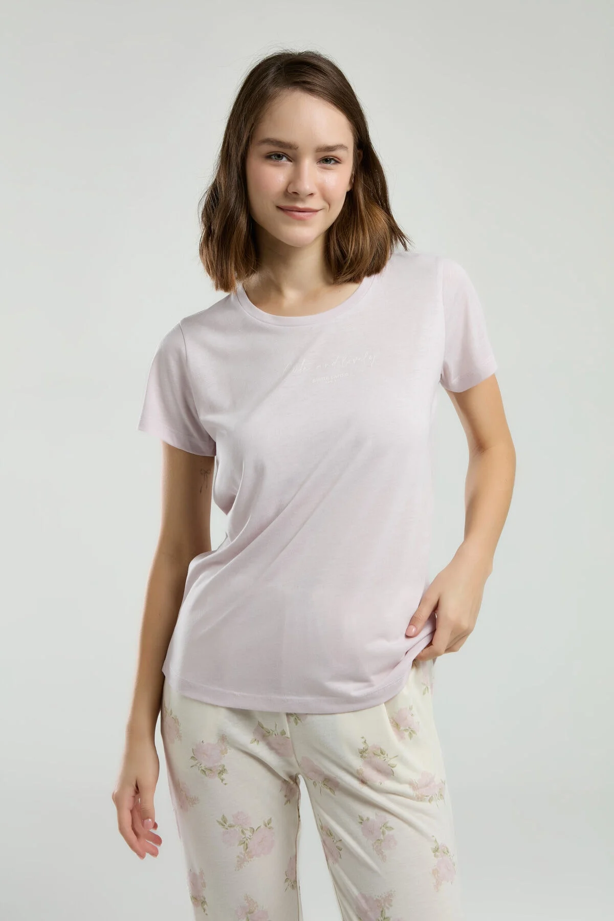 Arnetta Pierre Cardin Kadın Pembe Pijama Takımı Pijama Takımları Toptan