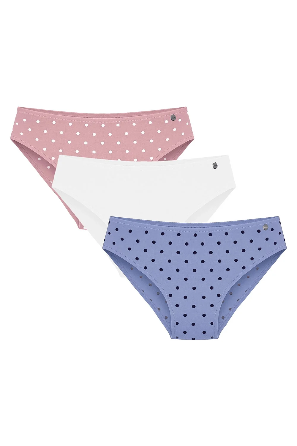 kom Polka 3'lü Külot Külot Toptan