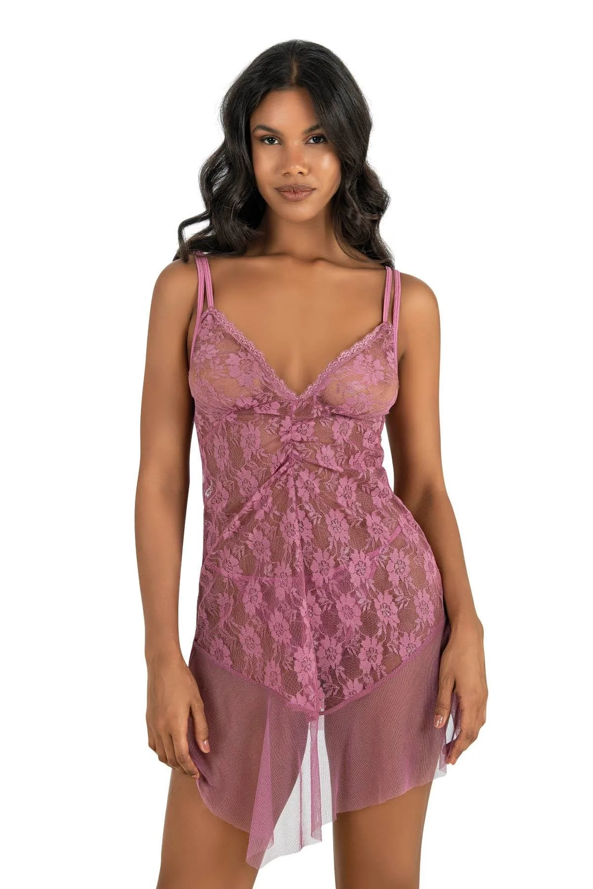 Ahu Primoda Gün Kurusu Kısa Tül Gecelik 4208 Gecelik Toptan