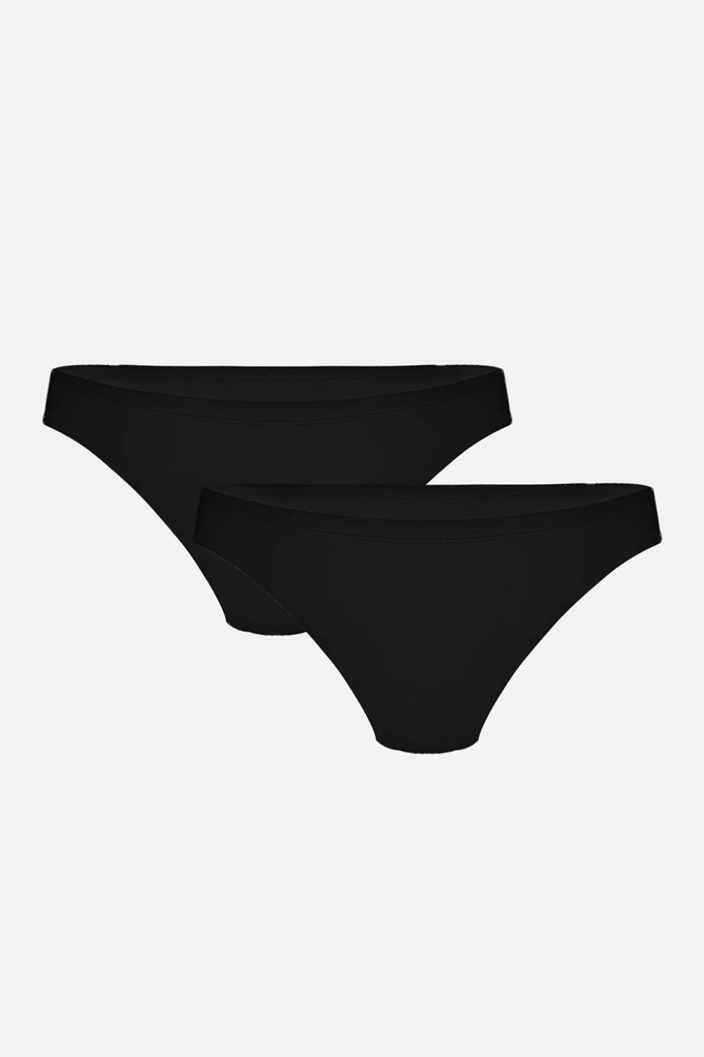 kom Ribbon Fiyonk Baskılı 2'li String Külot Toptan