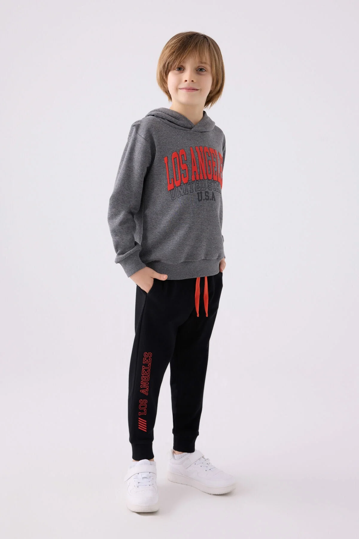 Arnetta Rolypoly Erkek Çocuk Antrasit Eşofman Takımı Eşofman Takımı Toptan