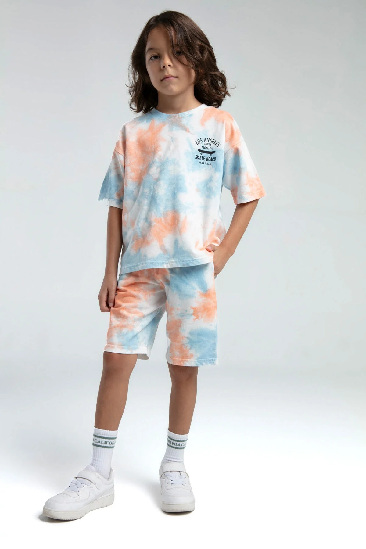 Arnetta Rolypoly Erkek Çocuk Beyaz Bermuda Takım Bermuda Takım Toptan