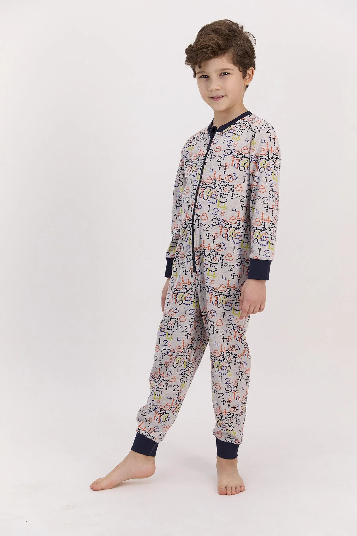 Arnetta Rolypoly Erkek Çocuk Krem Tulum Tulum Toptan