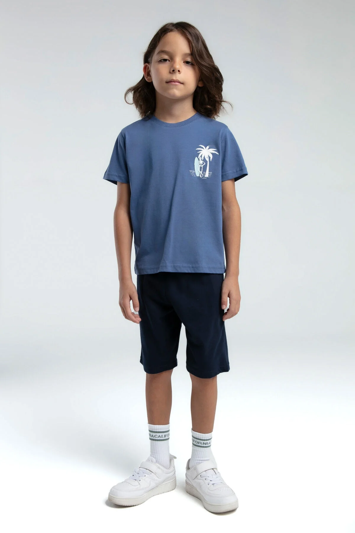 Arnetta Rolypoly Erkek Çocuk Yeşil Bermuda Takım Bermuda Takım Toptan