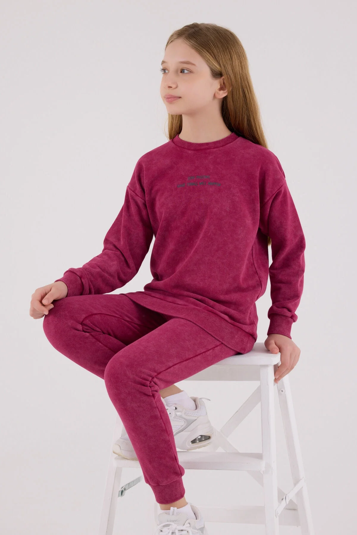 Arnetta Rolypoly Kız Çocuk Bordo Eşofman Takımı Eşofman Takımı Toptan