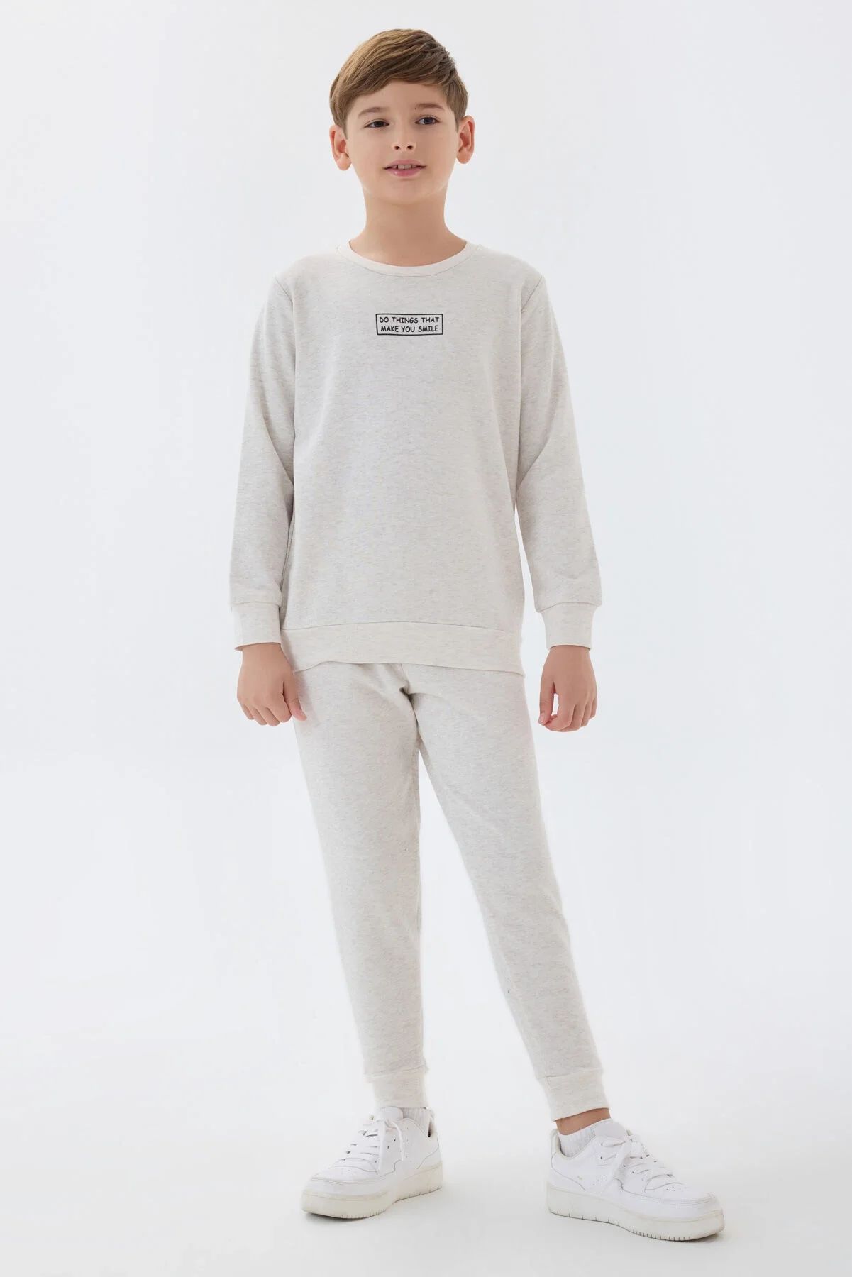 Arnetta Rolypoly Kız Çocuk Gri Eşofman Takımı Eşofman Takımı Toptan