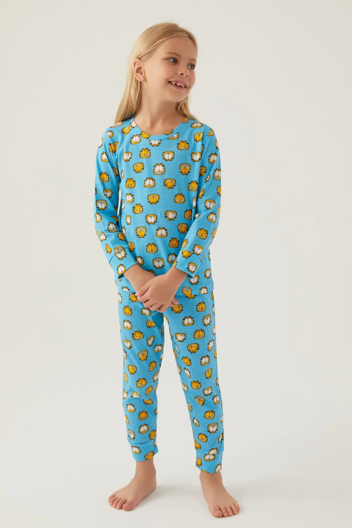 Arnetta Rolypoly Kız Çocuk Mavi Pijama Takımı Pijama Takımı Toptan