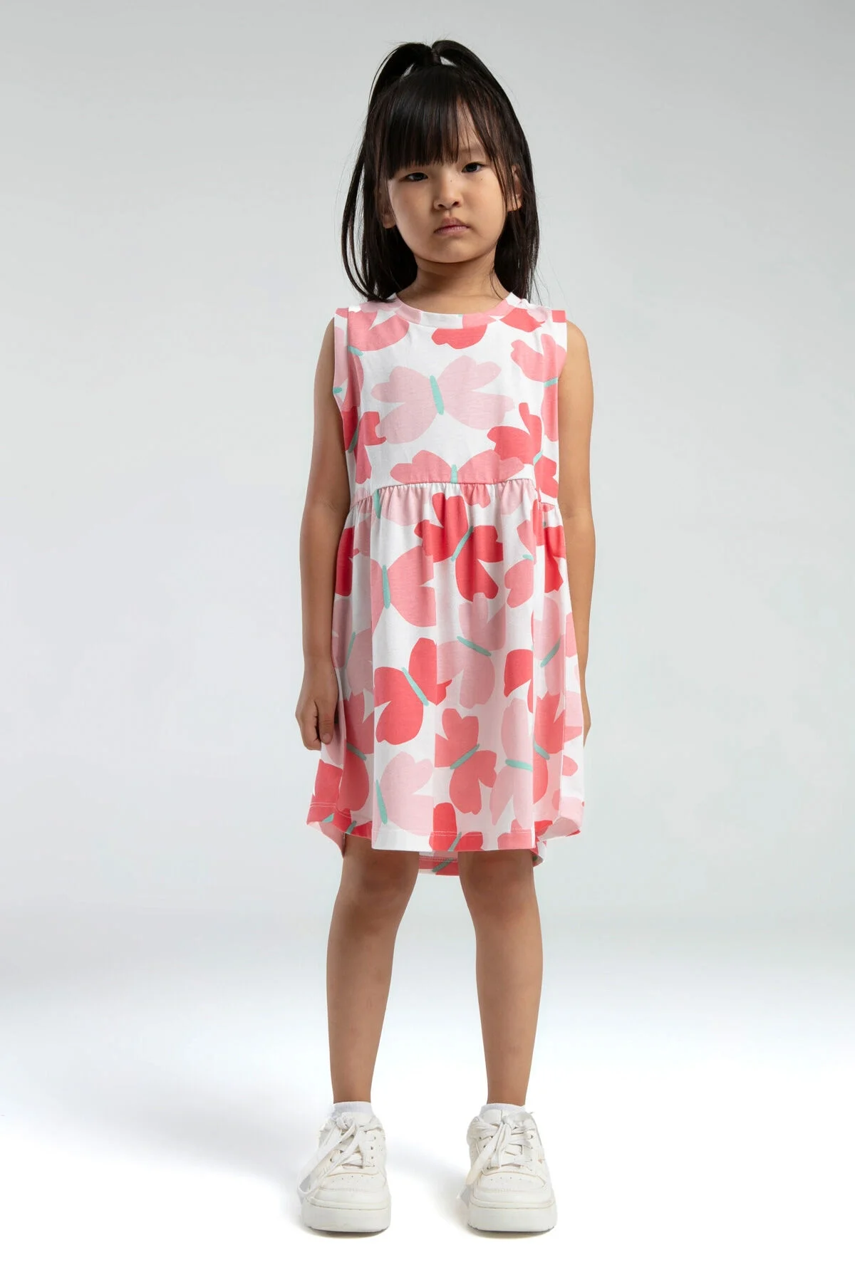 Arnetta Rolypoly Kız Çocuk Pembe Elbise Elbise Toptan