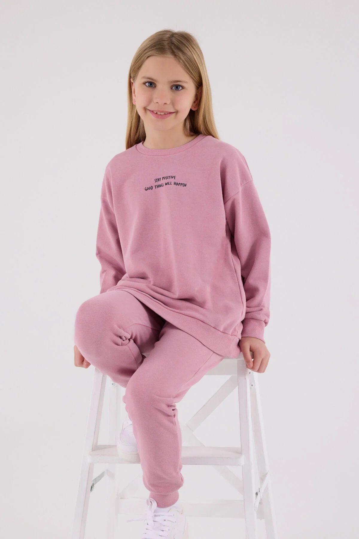 Arnetta Rolypoly Kız Çocuk Pembe Eşofman Takımı Eşofman Takımı Toptan