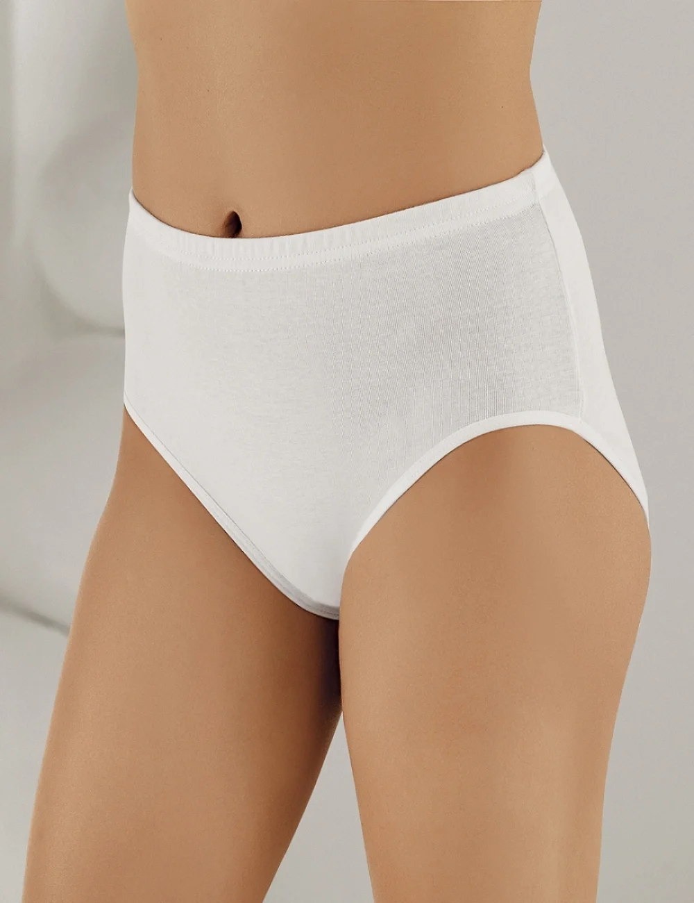 Sahinler Şahinler Bayan Ribana Külot Beyaz MB008 Külot Toptan