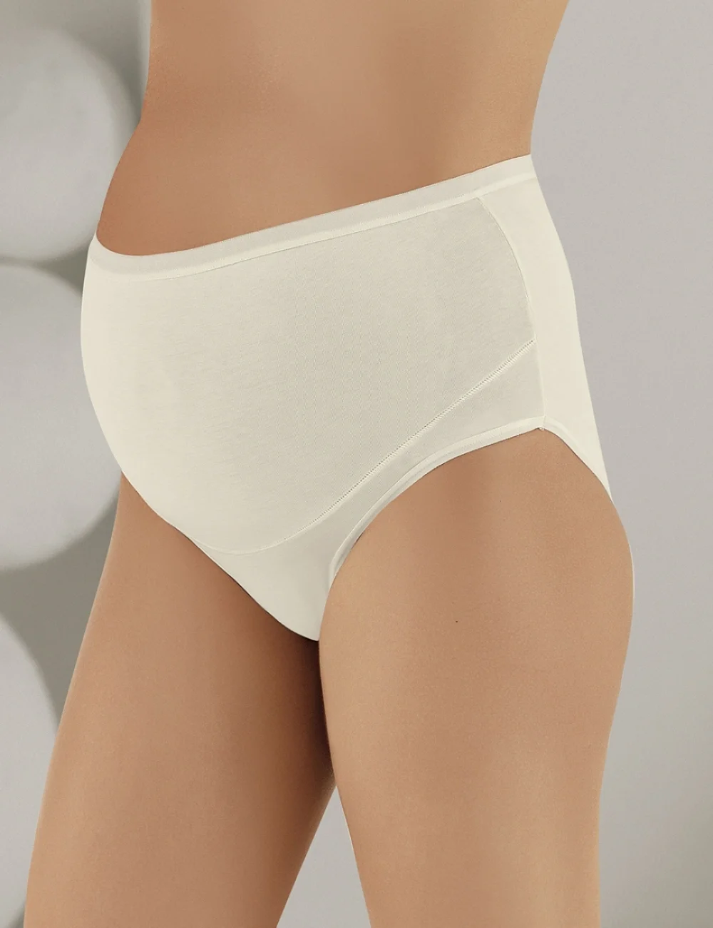 Sahinler Şahinler Likralı Süprem Hamile Bato Külot Ekru MB142 Külot Toptan