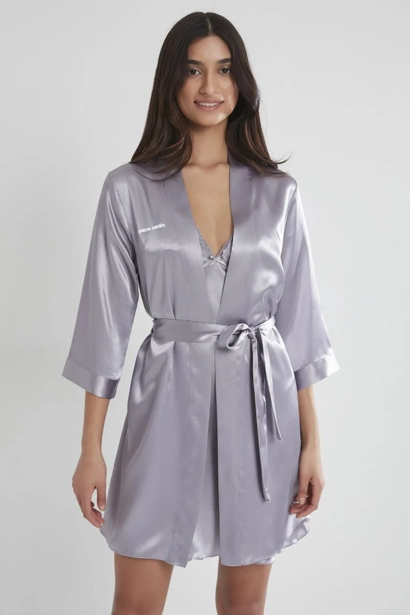 Pierre Cardin Saten Kadın Sabahlık - 1010 Royal Gecelik & Sabahlık Toptan