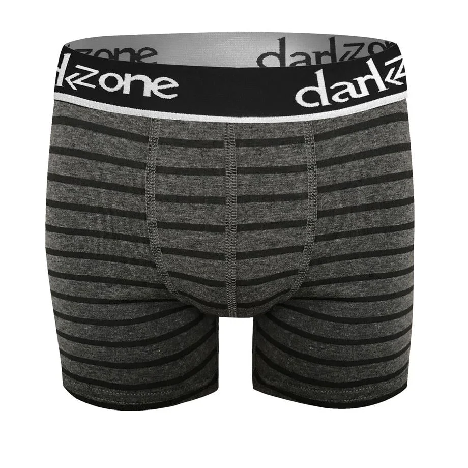 Darkzone Şerit Desenli Antrasit Erkek Boxer - DZN2693 Boxer Toptan