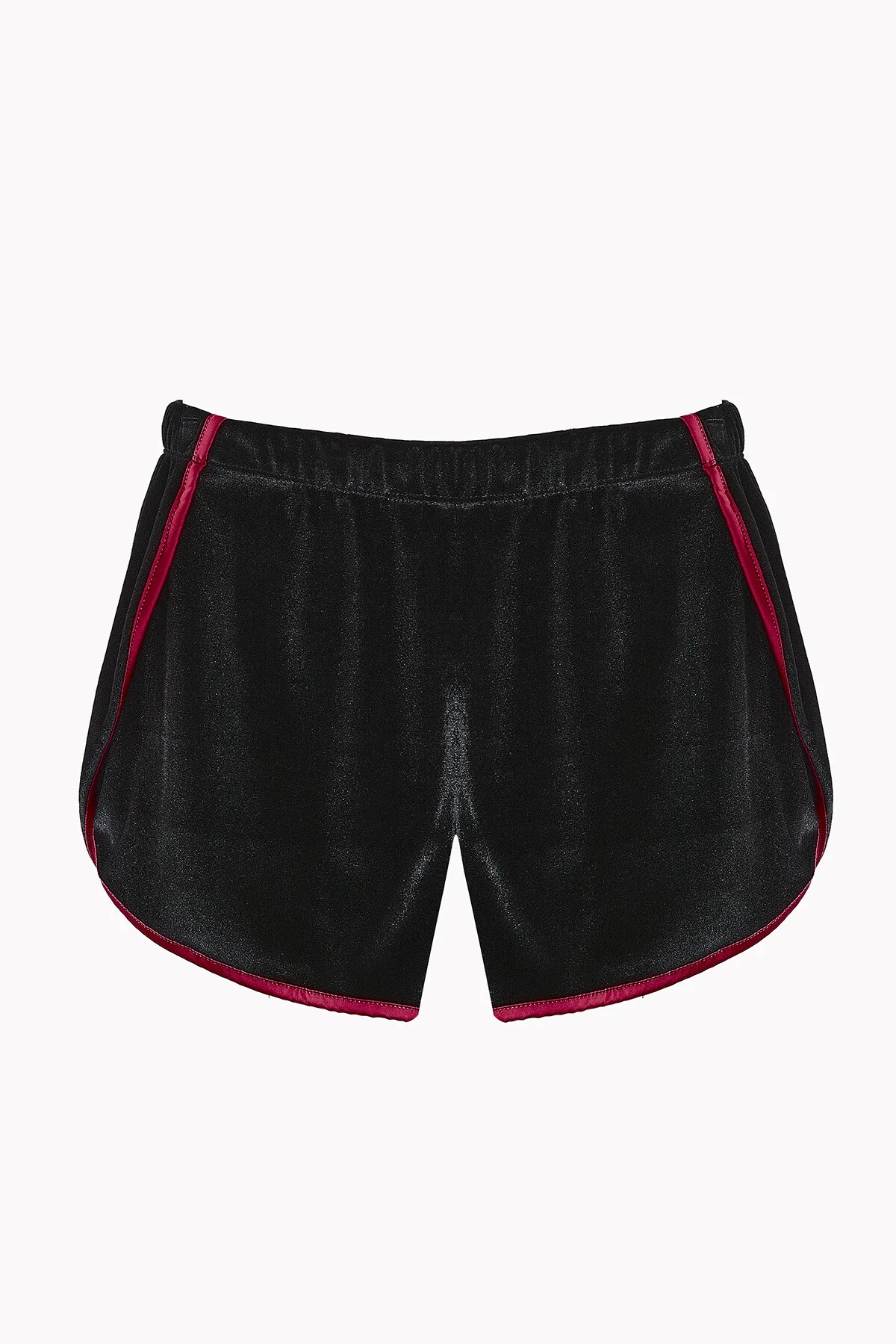 Nbb Siyah Tracy Fırfırlı Kadife Şort Boxer Toptan