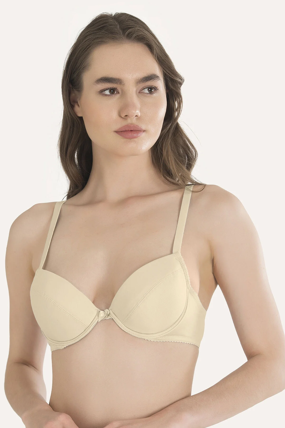 Nbb Ten Rengi Çıkarılabilir Destekli Mikro Sütyen Destekli Sütyen Toptan