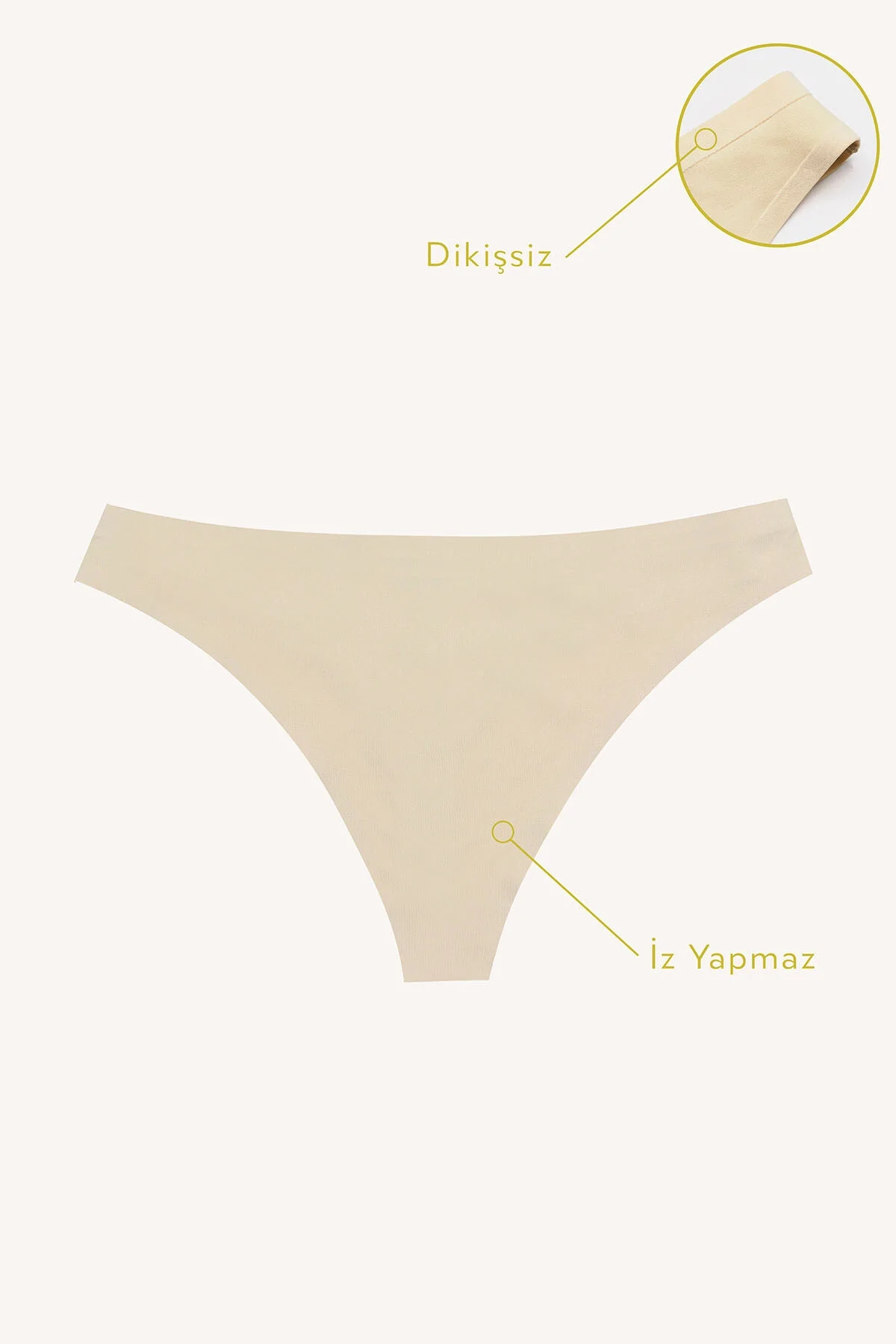 Nbb Ten Rengi Cushy İz Yapmaz String String Toptan