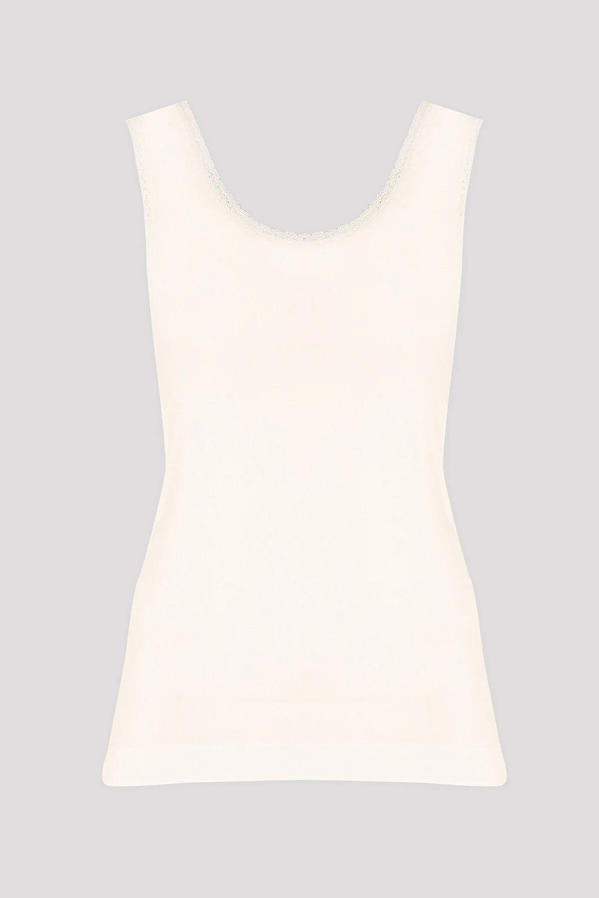 Nbb Ten Rengi Kalın Askılı Dantelli Atlet Atlet Toptan