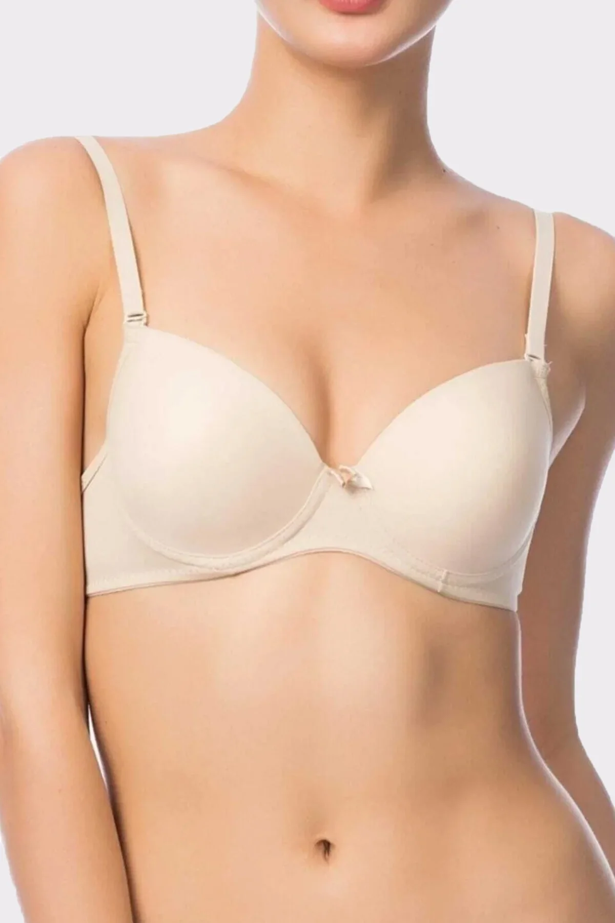 Nbb Ten Rengi Push Up Dolgulu Sütyen Destekli Sütyen Toptan