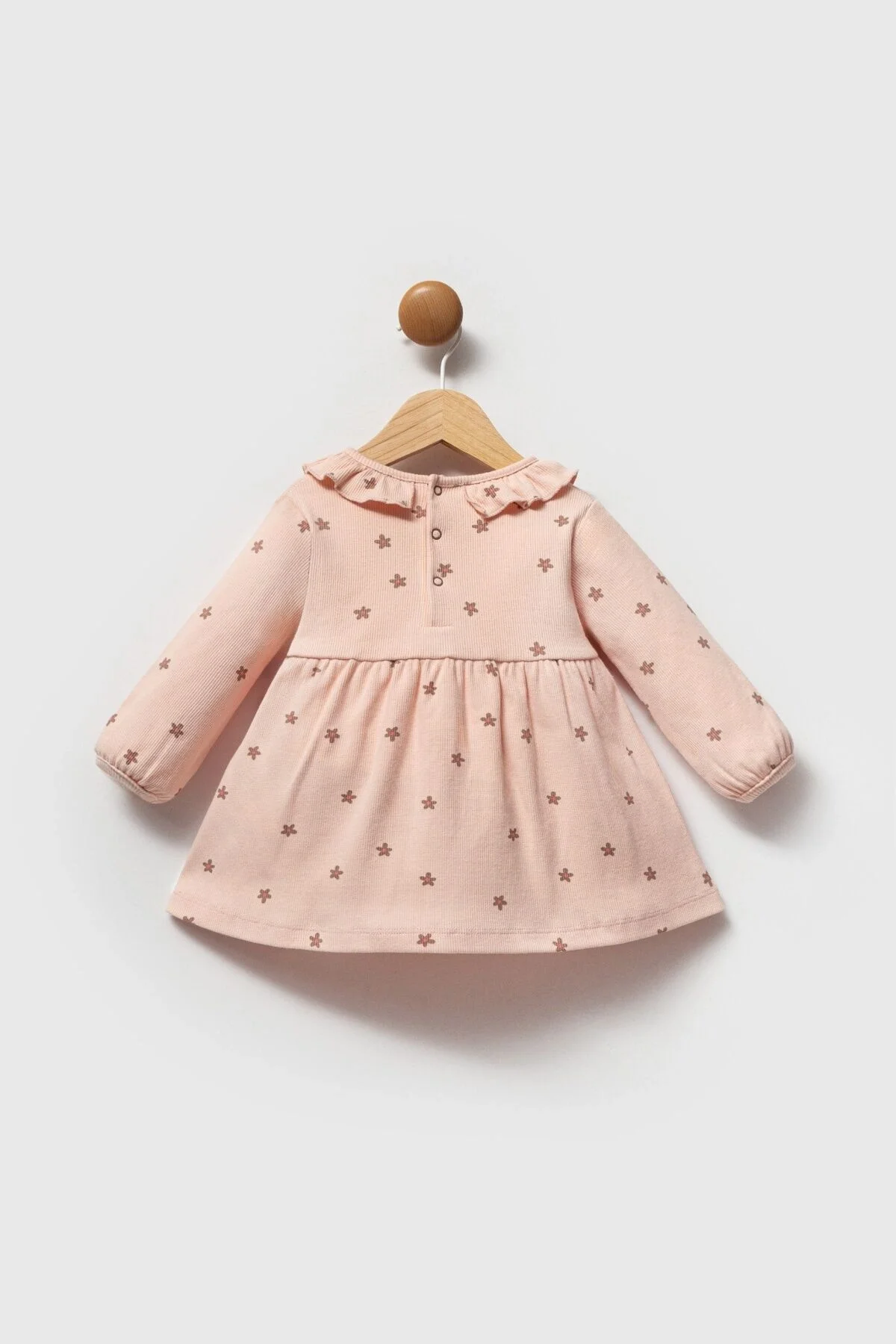 Arnetta U.S. Polo Assn Bebek Kız Bebek Pembe Elbise Elbise Toptan