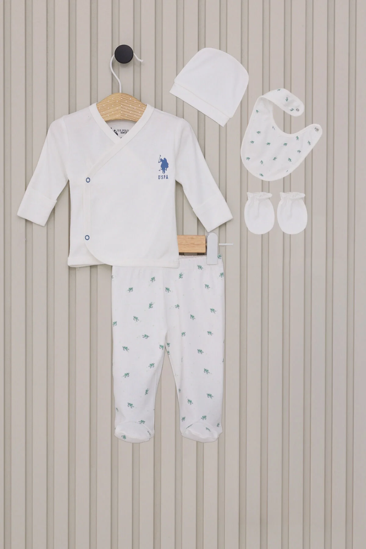 Arnetta U.S. Polo Assn Erkek Bebek Beyaz Hastane Çıkışı Hastane Çıkışı Toptan