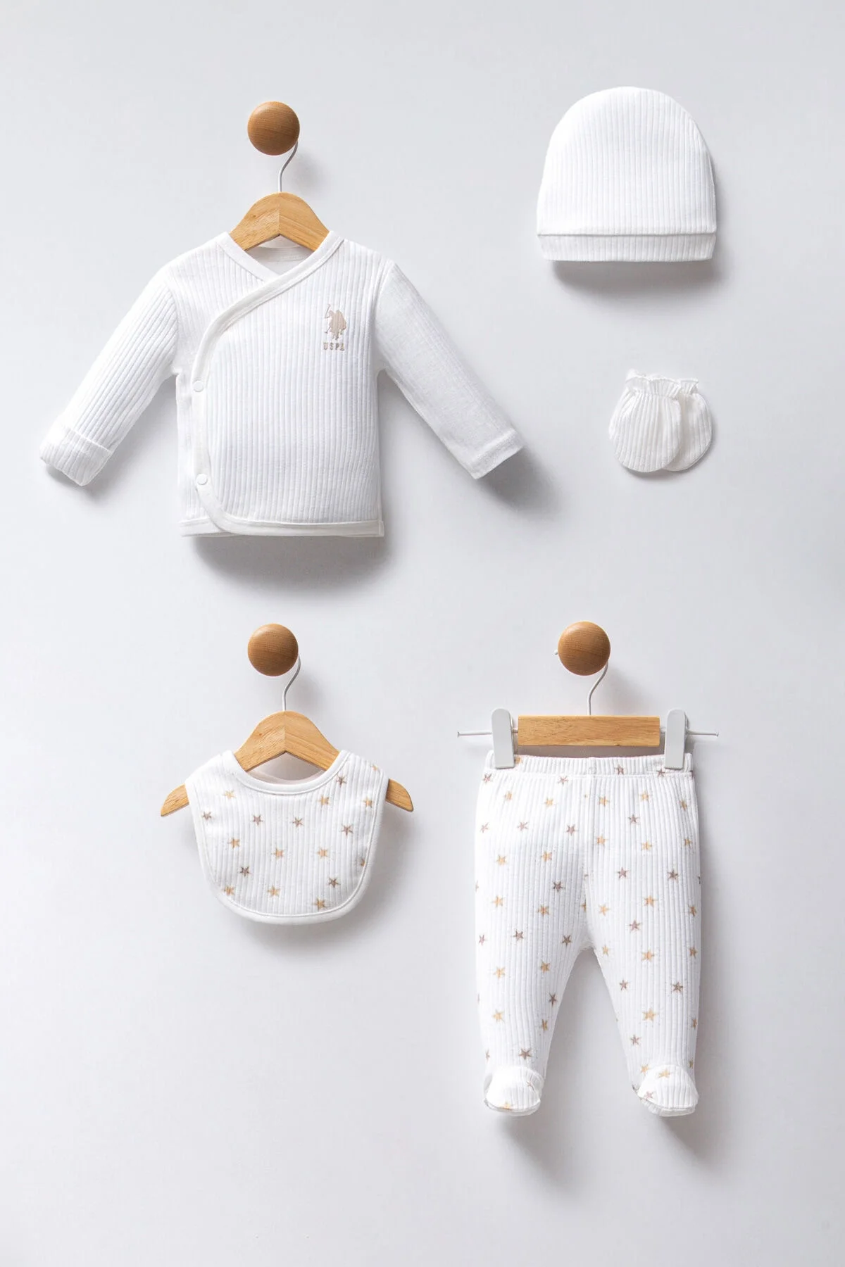 Arnetta U.S. Polo Assn Erkek Bebek Beyaz Hastane Çıkışı Hastane Çıkışı Toptan