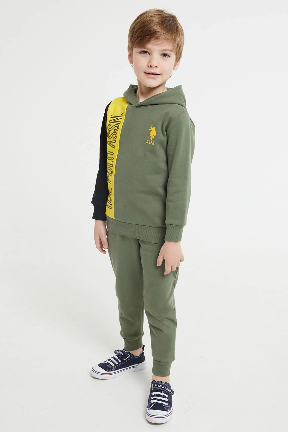 Arnetta U.S. Polo Assn Erkek Çocuk Kırmızı Eşofman Takımı Eşofman Takımı Toptan