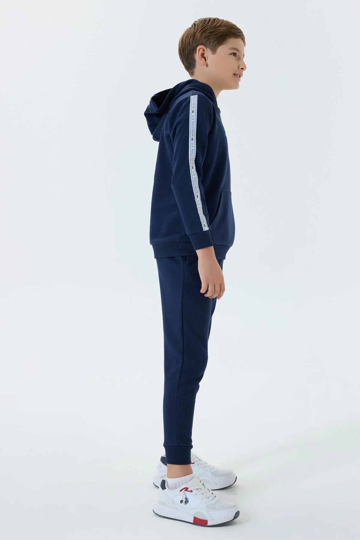 Arnetta U.S. Polo Assn Erkek Çocuk Lacivert Eşofman Takımı Eşofman Takımı Toptan