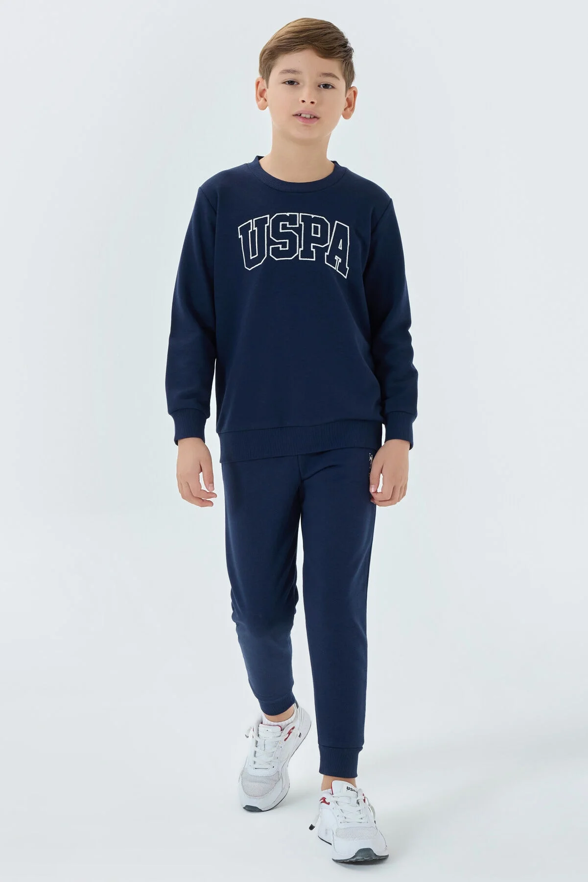 Arnetta U.S. Polo Assn Erkek Çocuk Lacivert Eşofman Takımı Eşofman Takımı Toptan