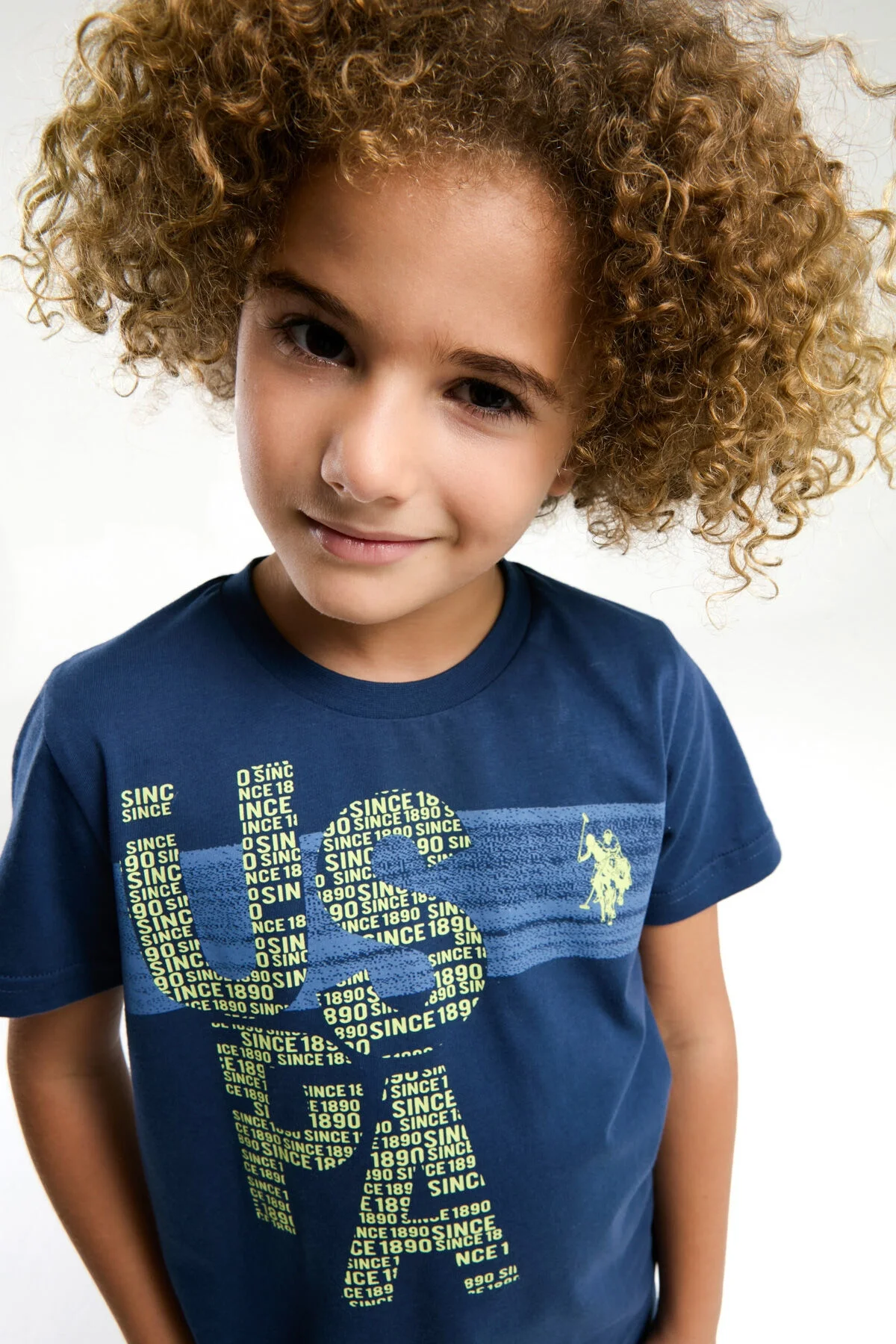 Arnetta U.S. Polo Assn Erkek Çocuk Mavi Bermuda Takım Bermuda Takım Toptan