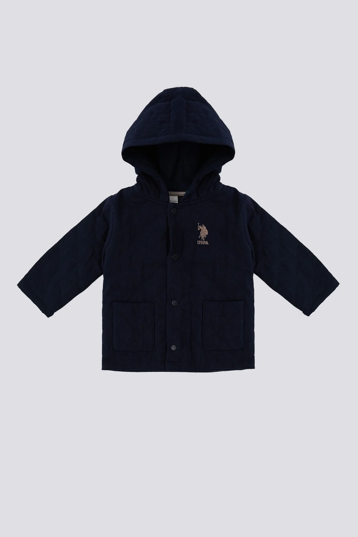 Arnetta U.S. Polo Assn Kız Bebek Lacivert Mont Kaban & Mont Toptan