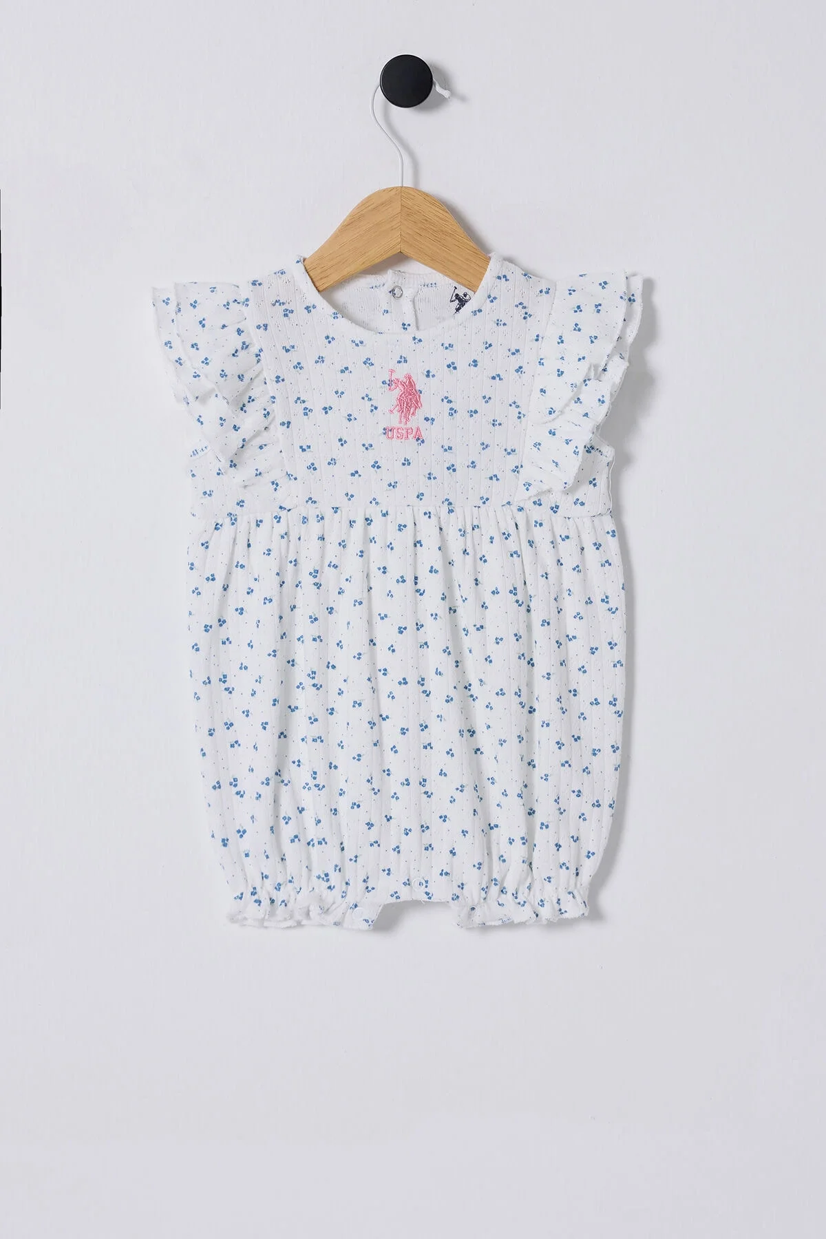 Arnetta U.S. Polo Assn Kız Bebek Mavi Tulum Tulum & Salopet Toptan