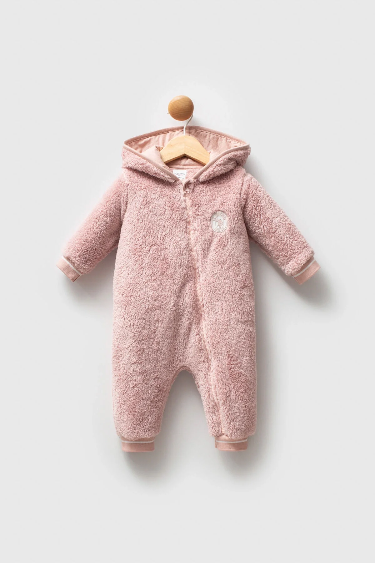 Arnetta U.S. Polo Assn Kız Bebek Pembe Tulum Tulum & Salopet Toptan