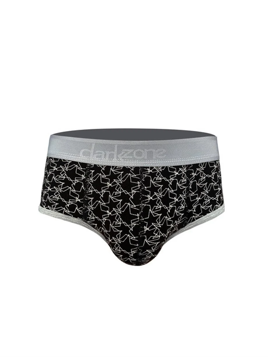 Darkzone Yıldız Desenli Siyah Hipster Erkek Slip - DZN6121 Slip Toptan
